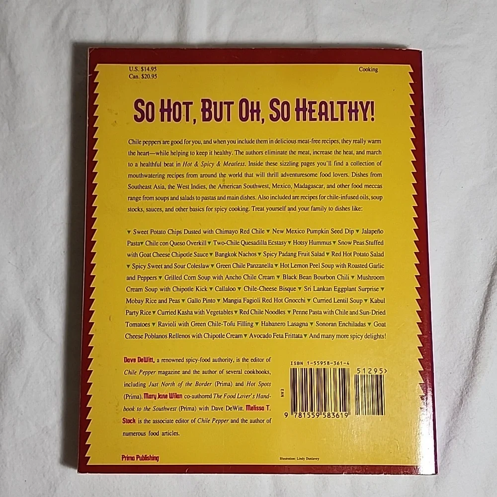 Hot‎ & Spicy & Meatless Cookbook